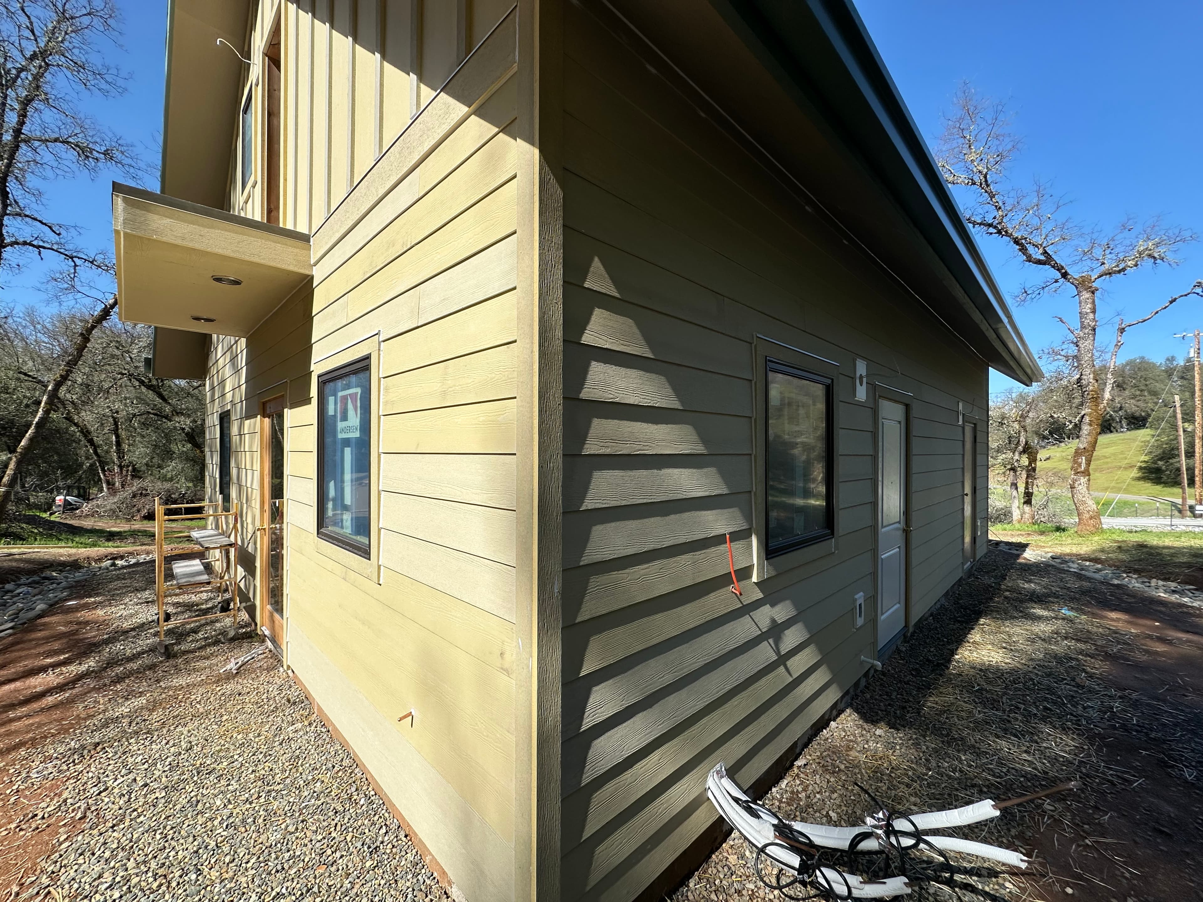 Professional lap siding replacement on foothills home in Sacramento, CA by NorCal Exteriors contractor